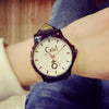 Lover's New Women Wrist Leather Analog Watch