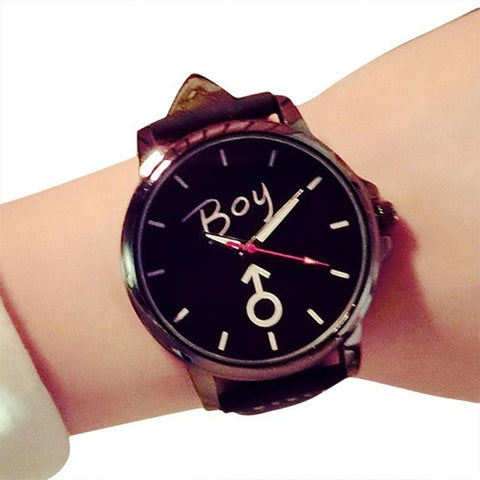 Lover's New Women Wrist Leather Analog Watch