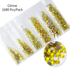 Glass Nail Rhinestones For Nails Art Decorations