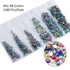 Glass Nail Rhinestones For Nails Art Decorations