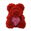 2019 Cheap Creative Big Rose Bear Rose Artificial Flowers Gift for Girlfriend